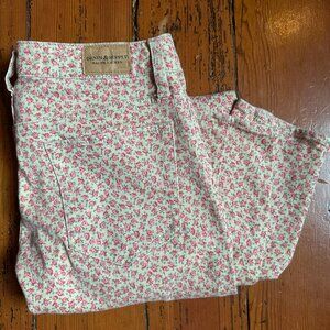 RALPH LAUREN Denim & Supply Vintage Floral Rosebuds Skinny Jeans 27